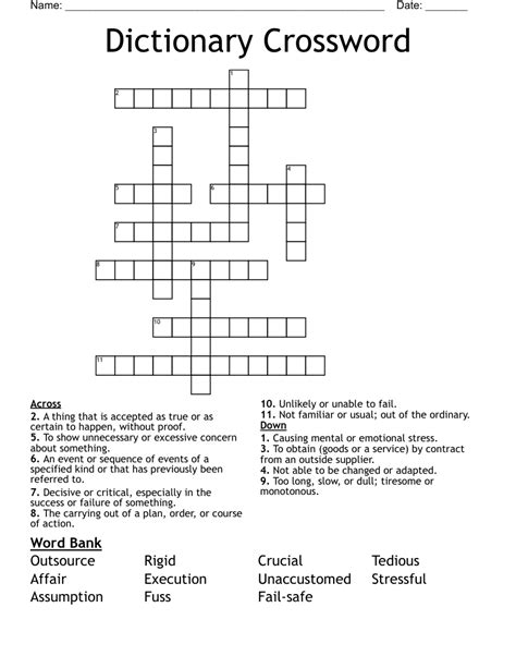 crossword solver dictionary